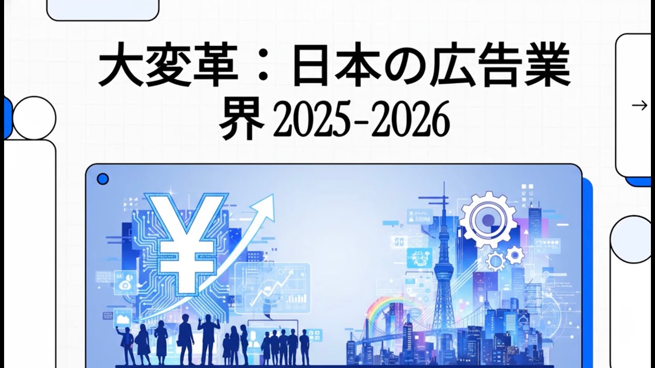 大変革：日本の広告業界 2025 2026