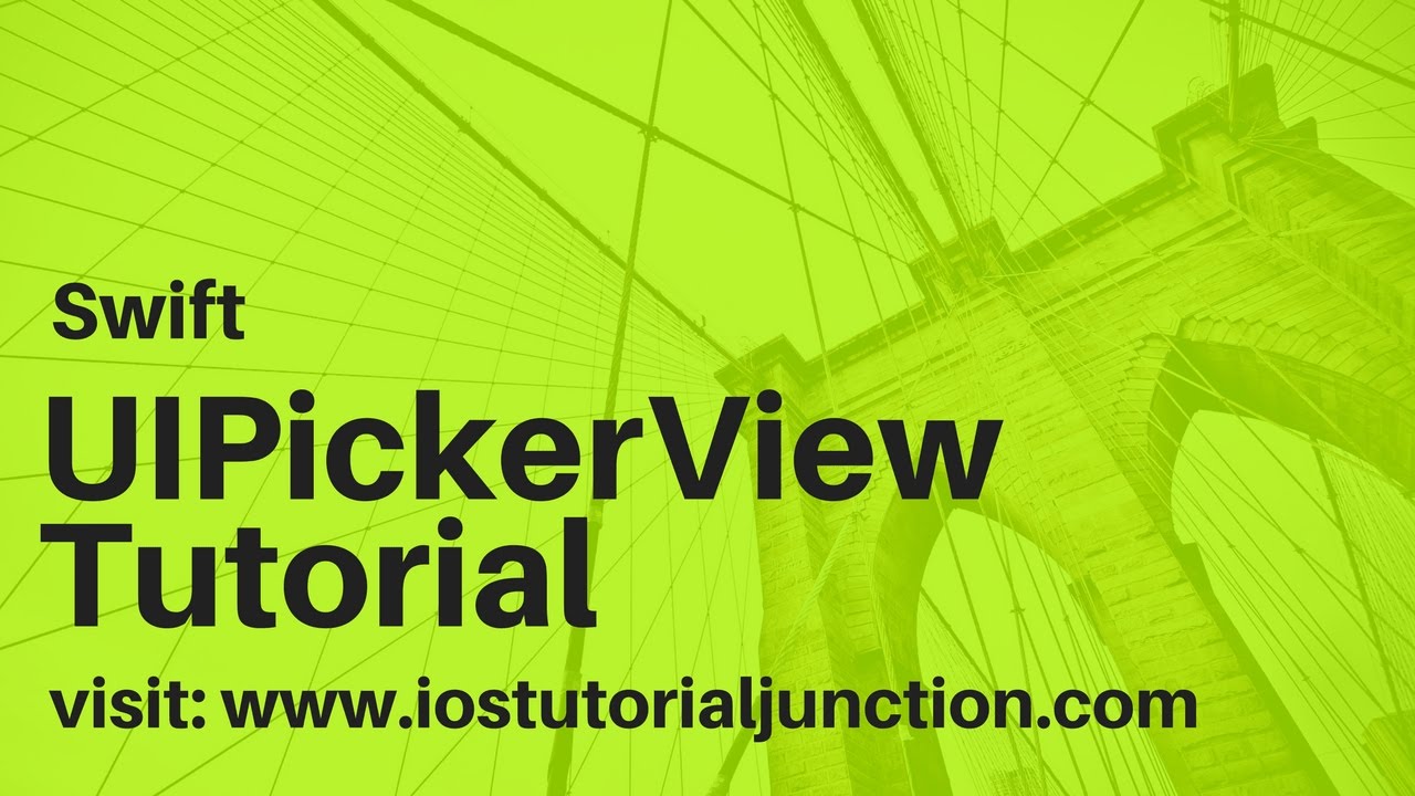 How to create UIPickerView in swift3 tutorial