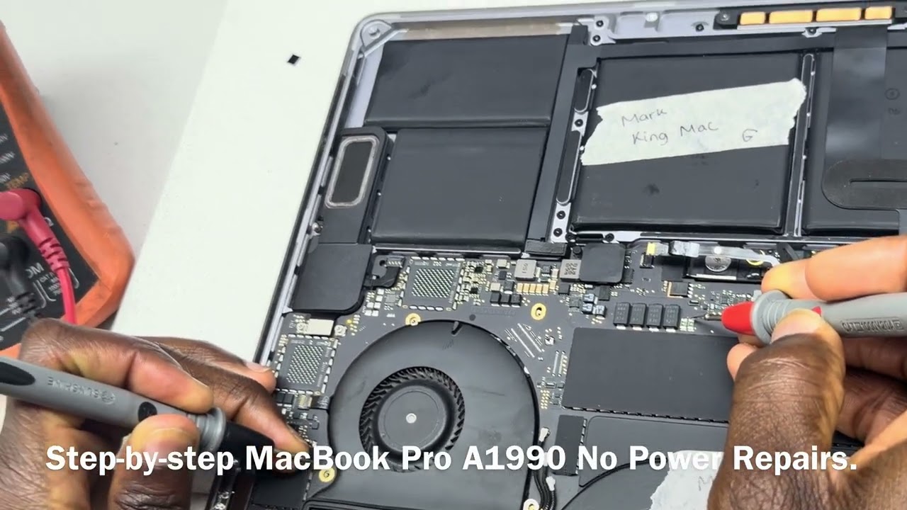 MacBook Pro A1990 No Power Diagnosis – Step-by-Step Board-Level Repair
