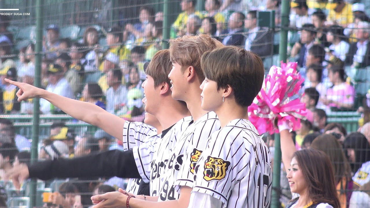170602 BTS 阪神甲子園球場 始球式