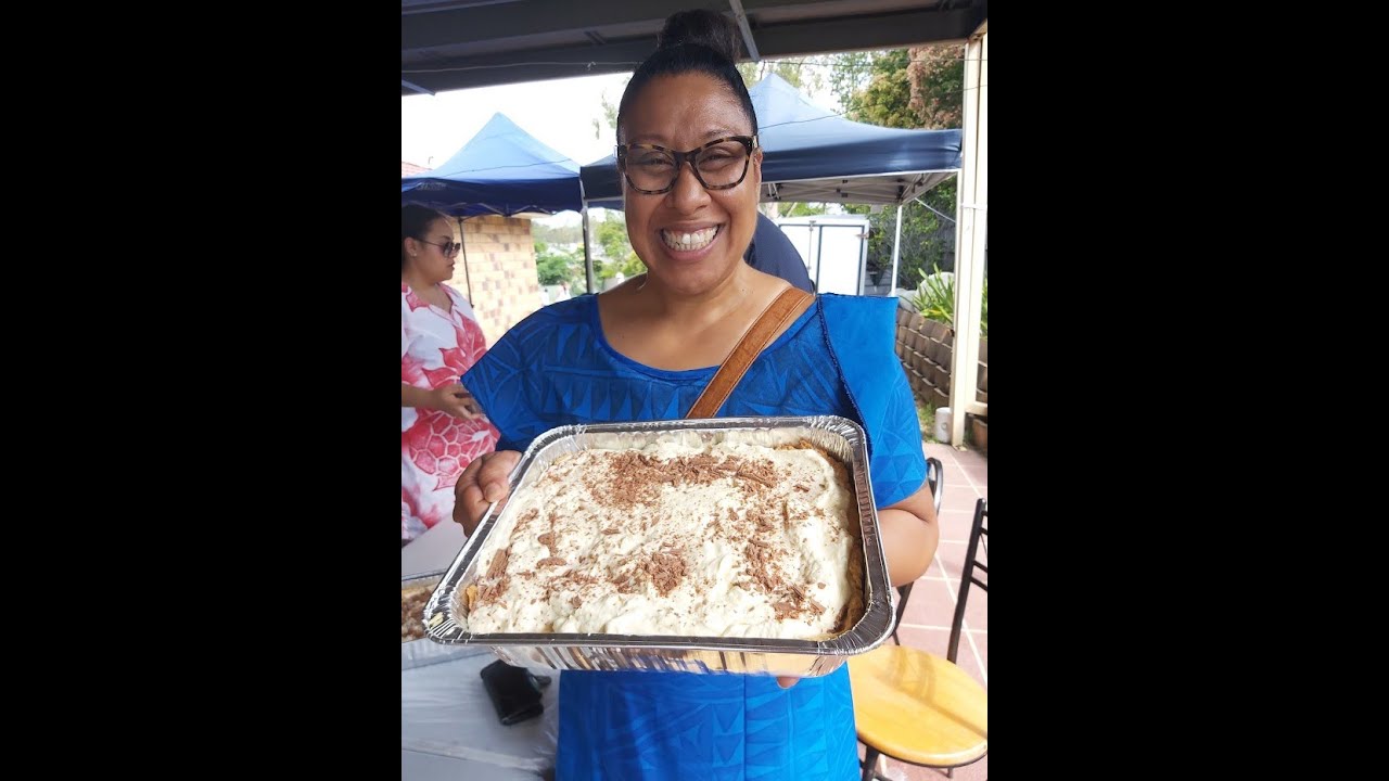 Milosi's Pai Fala (Samoan Pineapple Pie in a tray)