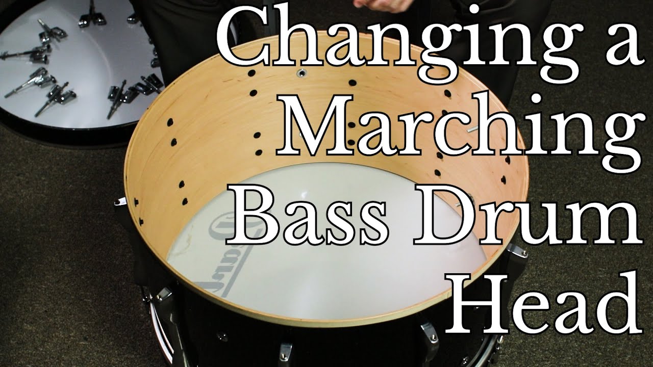 How to Change a Marching Bass Drum Head