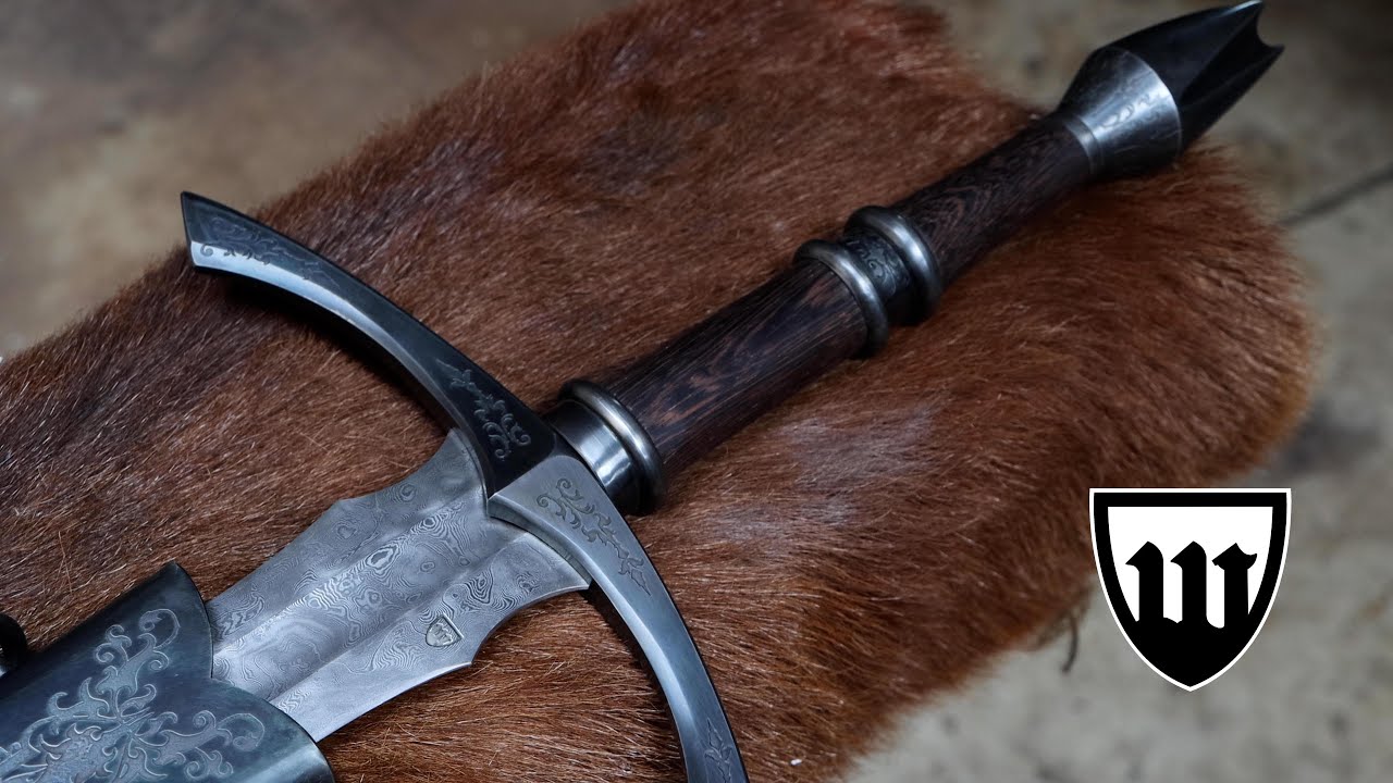 Forging a dark knight longsword, the complete movie.