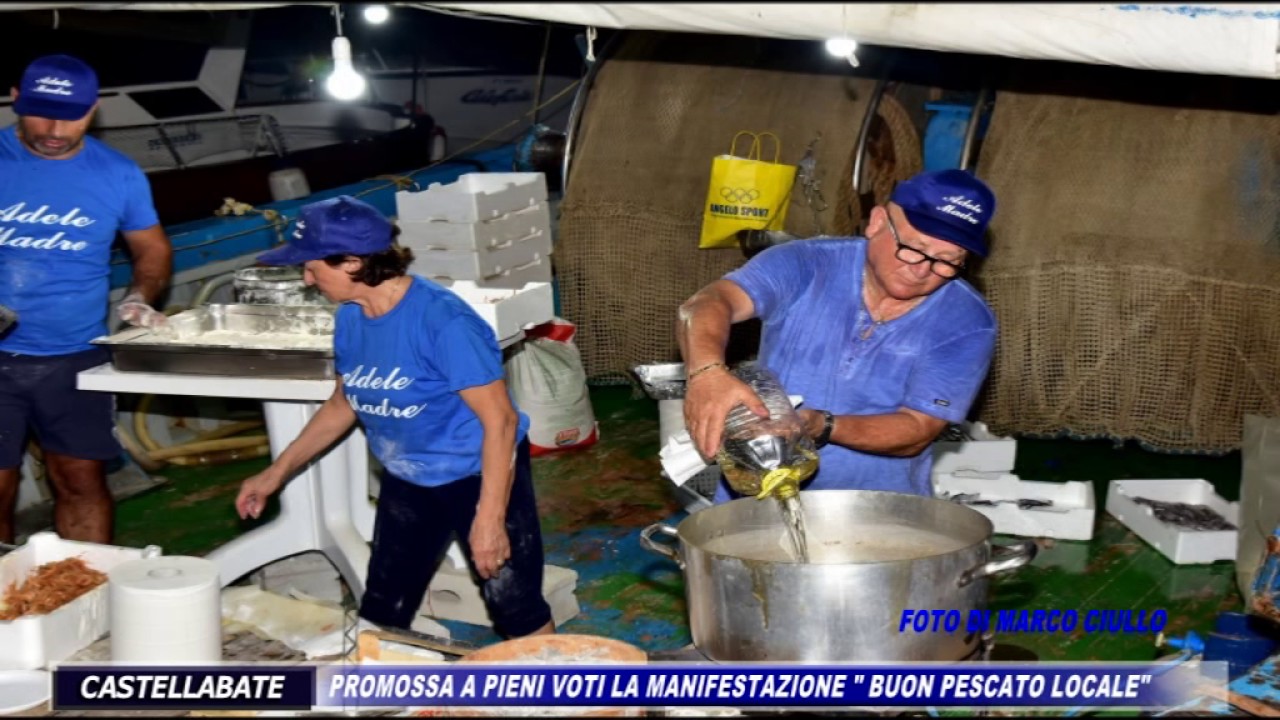 CASTELLABATE, PROMOSSA A PIENI VOTI LA MANIFESTAZIONE "BUON PESCATO LOCALE"
