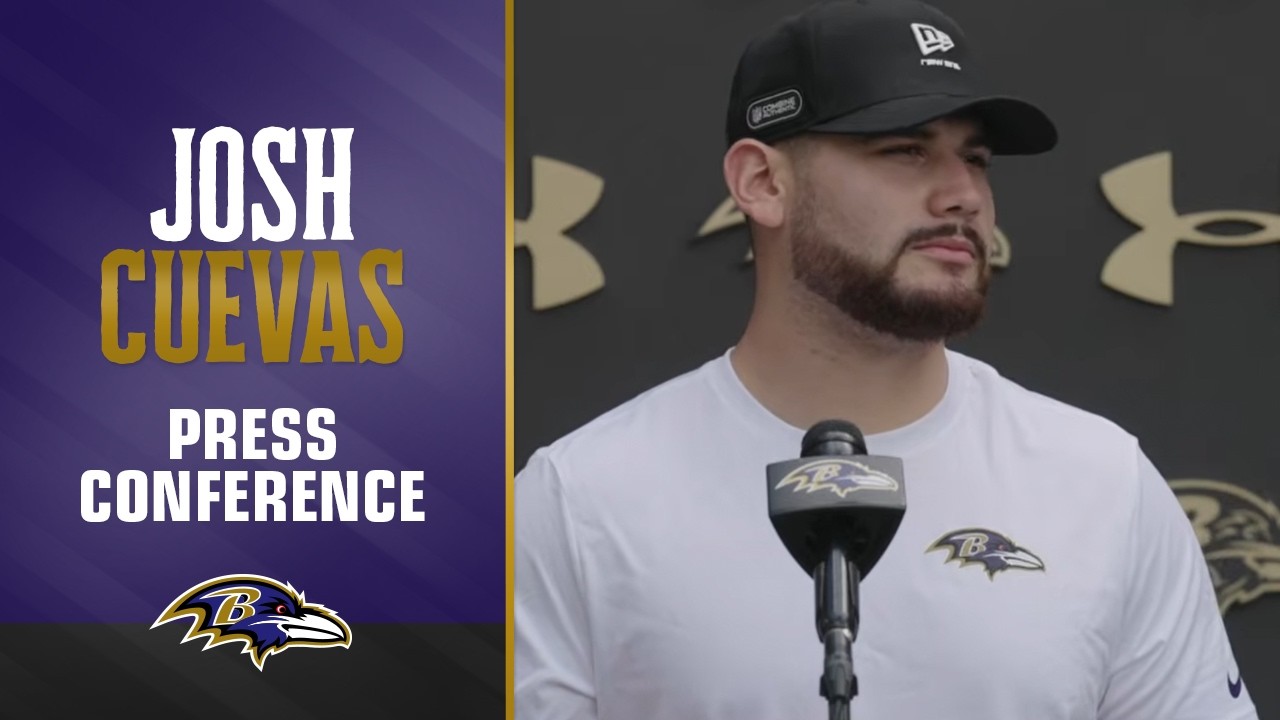 Josh Cuevas Says He Was 'Starstruck' Talking to Ozzie Newsome | Baltimore Ravens