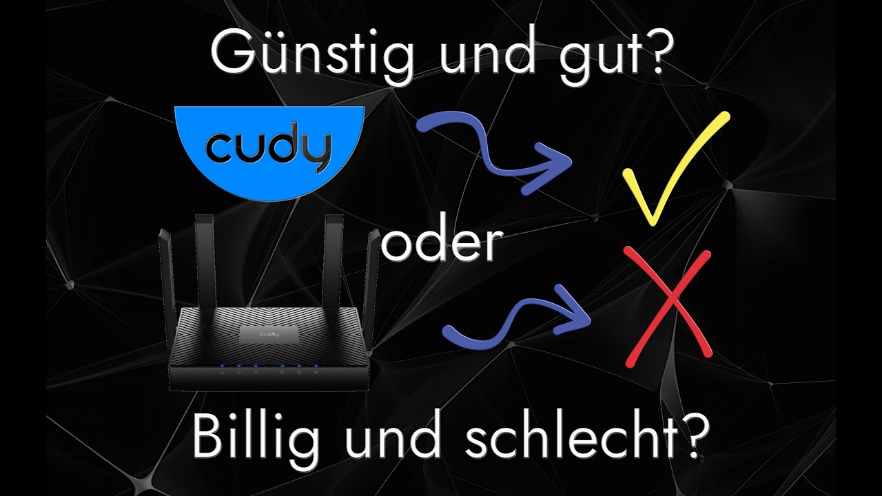 Netzwerkgeräte der Marke CUDY - Warum ich mich für dieses preiswerte Mesh entschieden habe.
