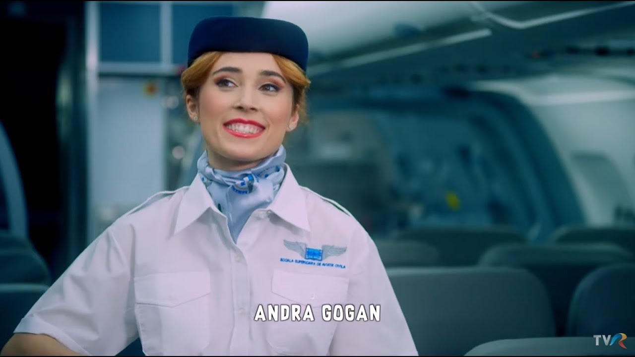 Vis sau realitate? – Andra Gogan, stewardesă pentru o zi (@TVR1)