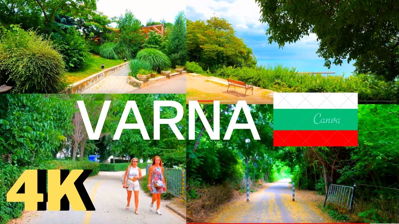 Walking in Varna, Bulgaria 🇧🇬: Sea Garden / Primorski Park (Part 2) 4K , Варна, Морска градина