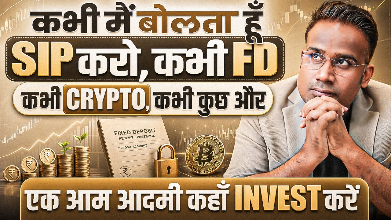 कहाँ करें Invest | Best Investment कौन सा है SIP, FD, Crypto, Real Estate या कुछ और?  SAGAR SINHA