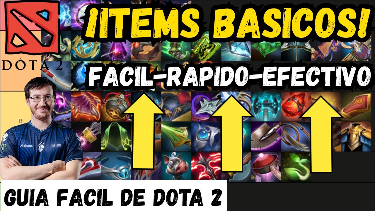 Como USAR los ITEMS BASICOS en DOTA 2 - Guia FACIL-RAPIDA-EFECTIVA