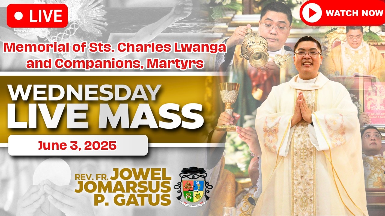 FILIPINO LIVE MASS TODAY ONLINE *JUNE 3, 2026* FR. JOWEL JOMARSUS GATUS