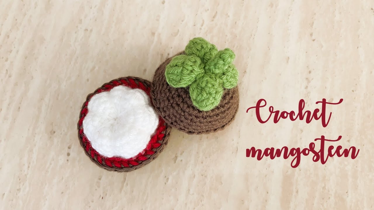 Crochet mangosteen