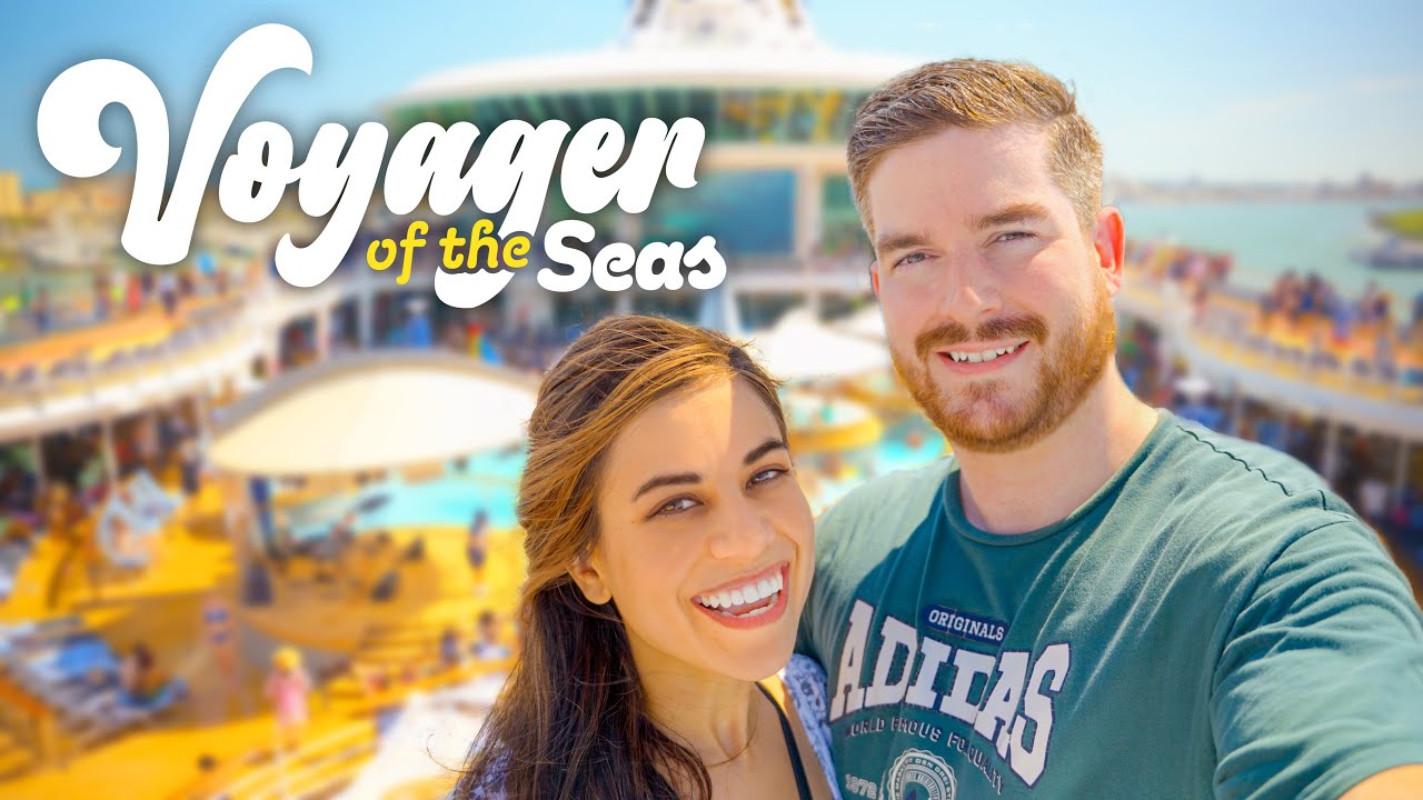 VOYAGER OF THE SEAS Ship Tour & Sail Away! | Exploring the ship on Embarkation Day!