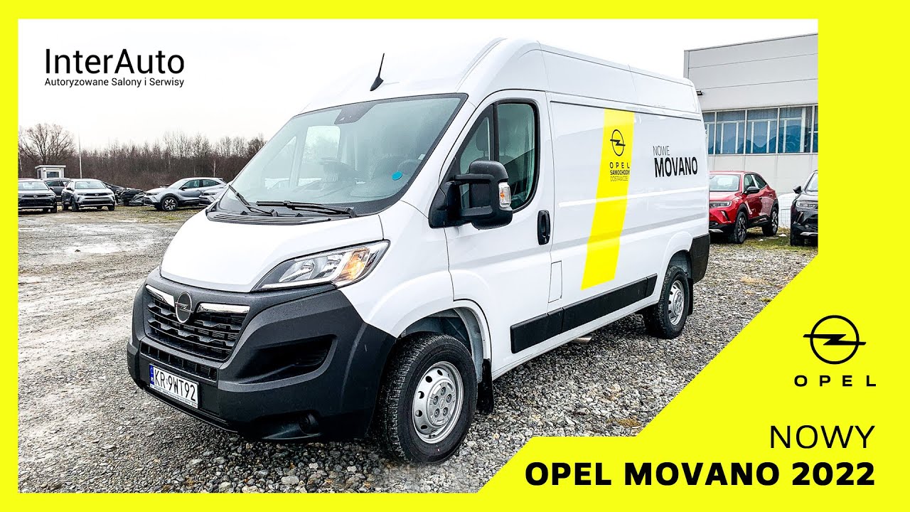 Nowy Opel Movano C 2022 - prezentacja nowej generacji dostawczaka