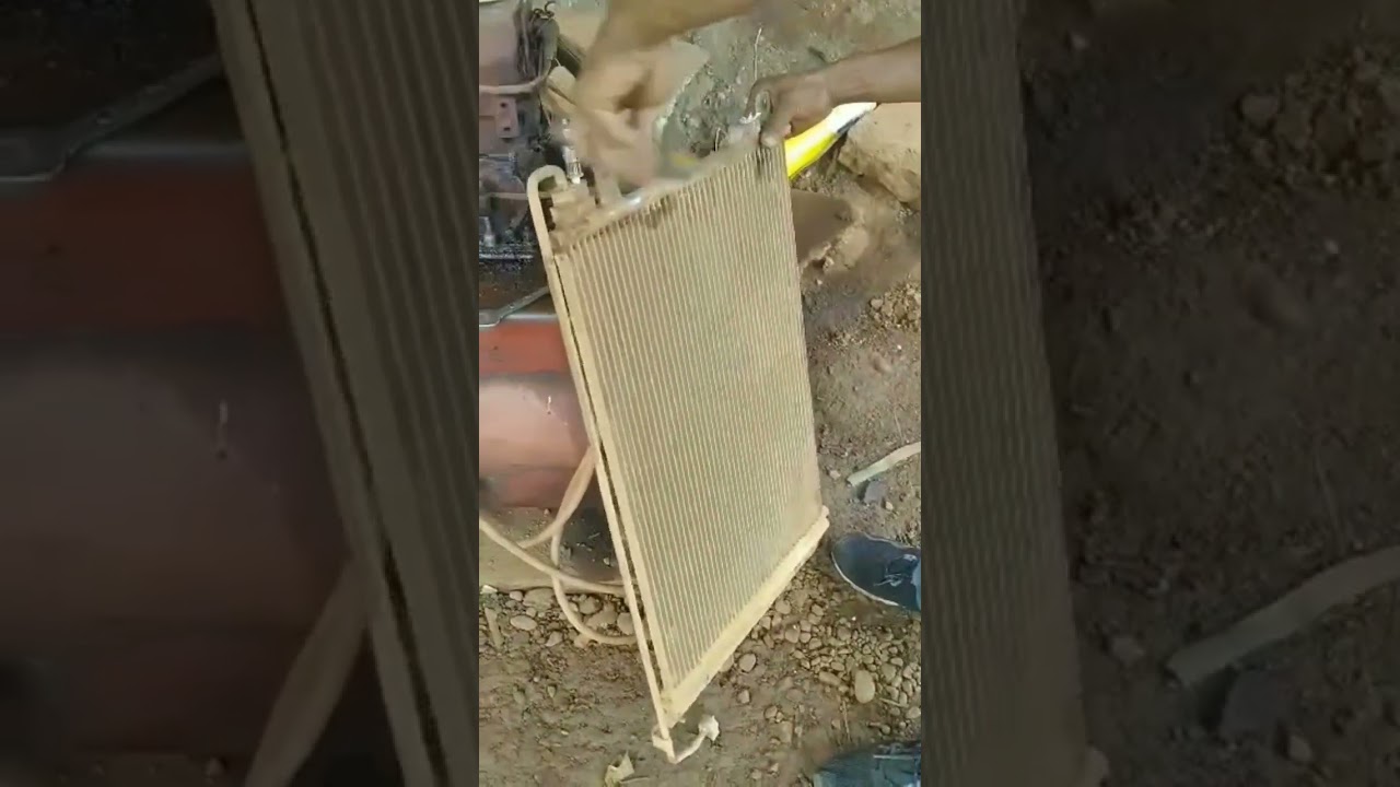 Fixing AC Condenser Leak #shorts