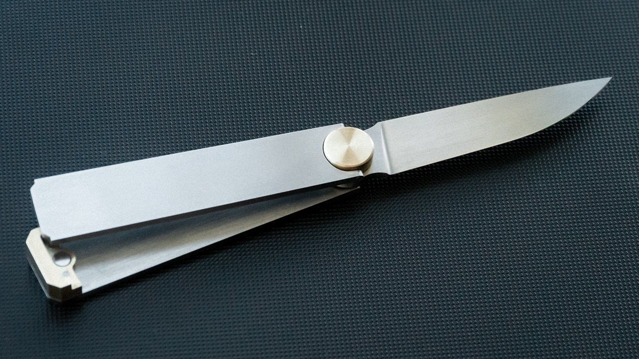 D2 Cross Folder - Knife Making: CNC Fabrication and Assembly