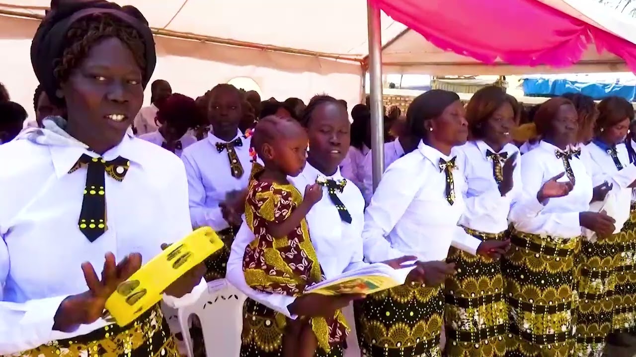 catholic church South Sudan in St George Aweil Dinka video