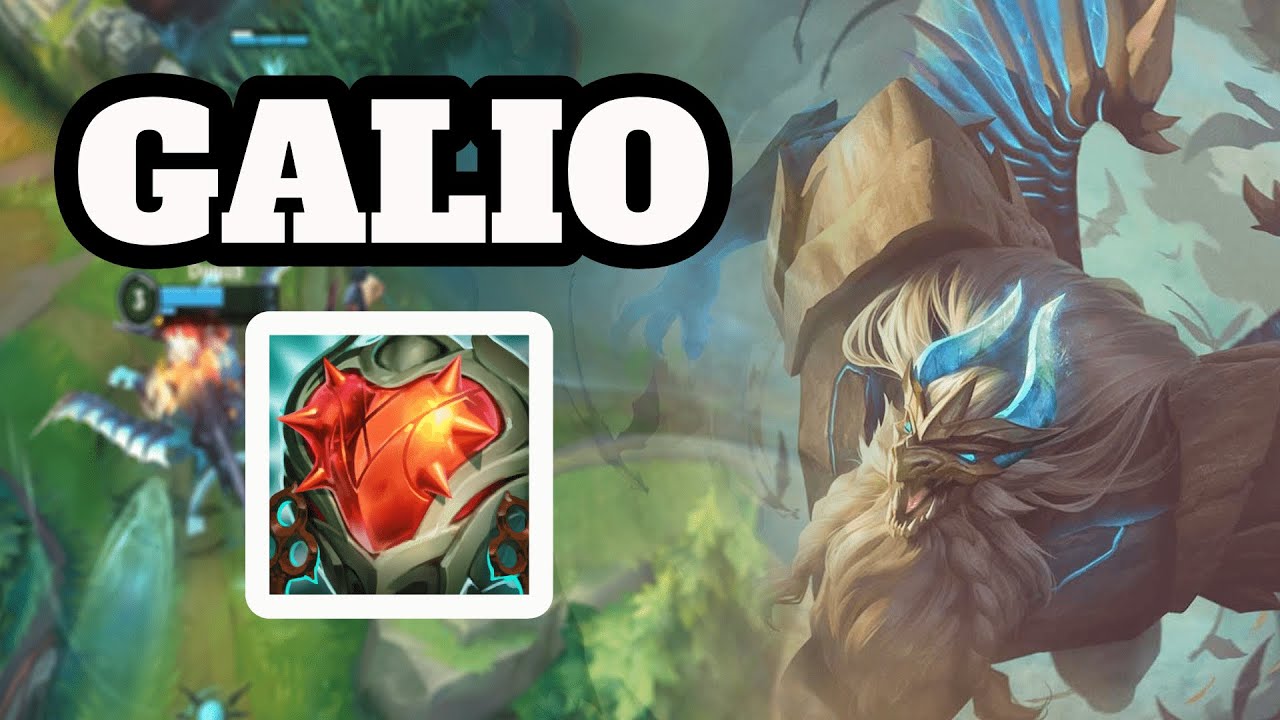 GALIO  CON CORAZÓN DE ACERO 🔥🔥🔥🔥 NUEVO ITEMS - WILD RIFT