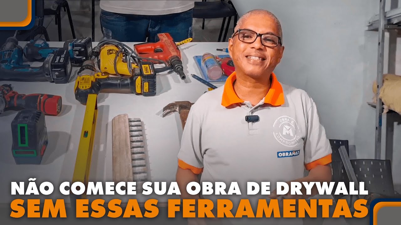 Ferramentas que todo gesseiro precisa ter para o Drywall