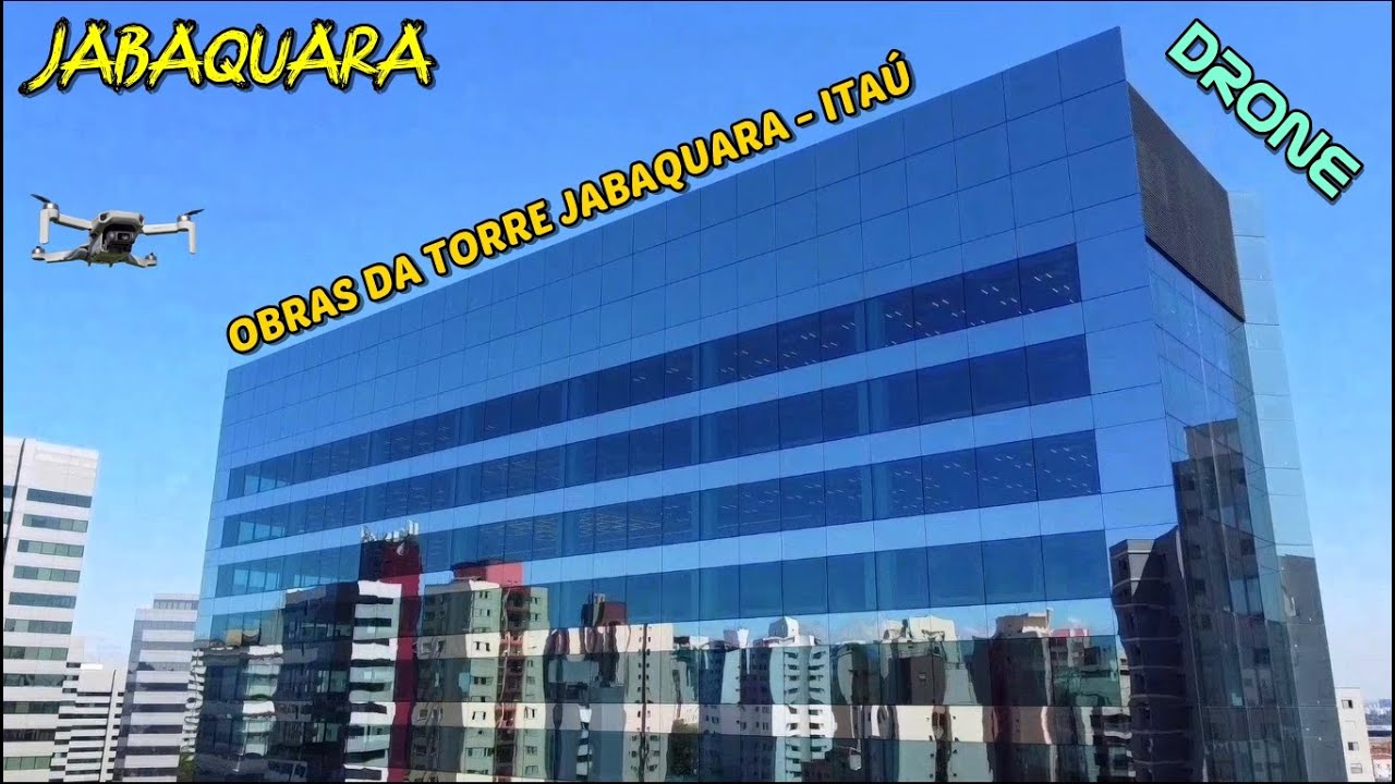 Drone voa no Jabaquara (Obras da Torre Jabaquara - Itaú e arredores) - São Paulo