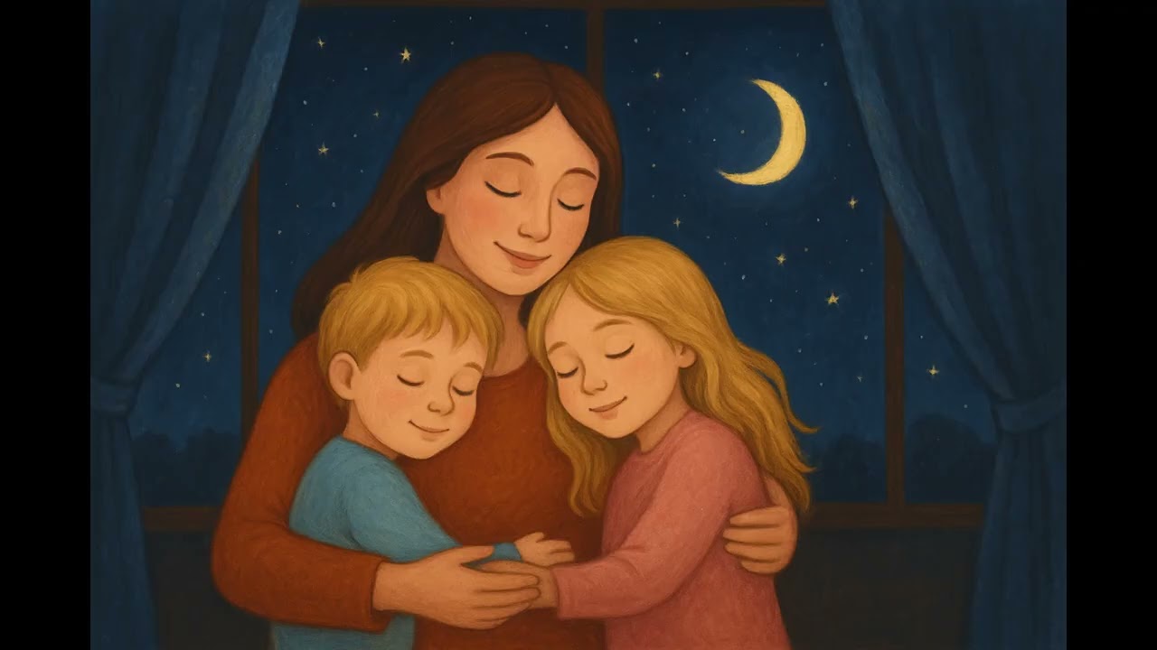 Sleep, My Little Hearts 🌙💖 | Soothing Lullaby for Kids