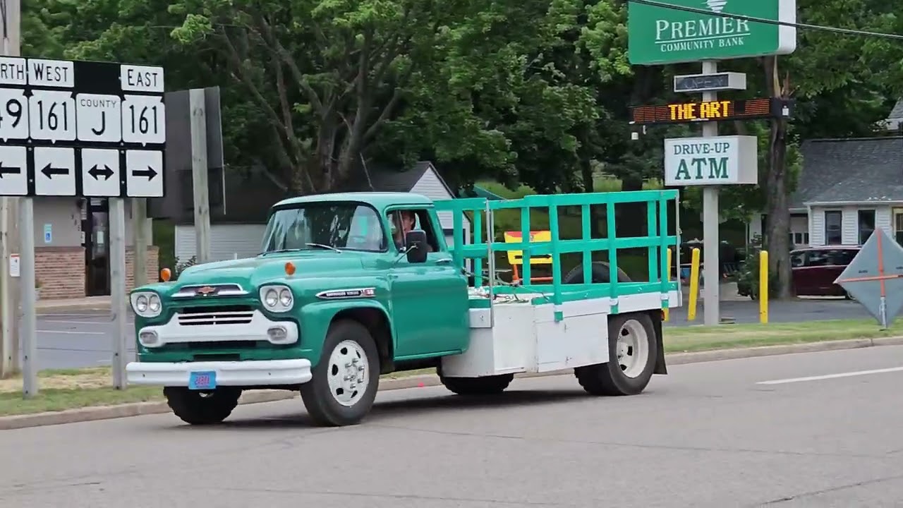 Iola Wisconsin old car show swap meet classic cars hot rods old trucks street rods 2023 USA footage