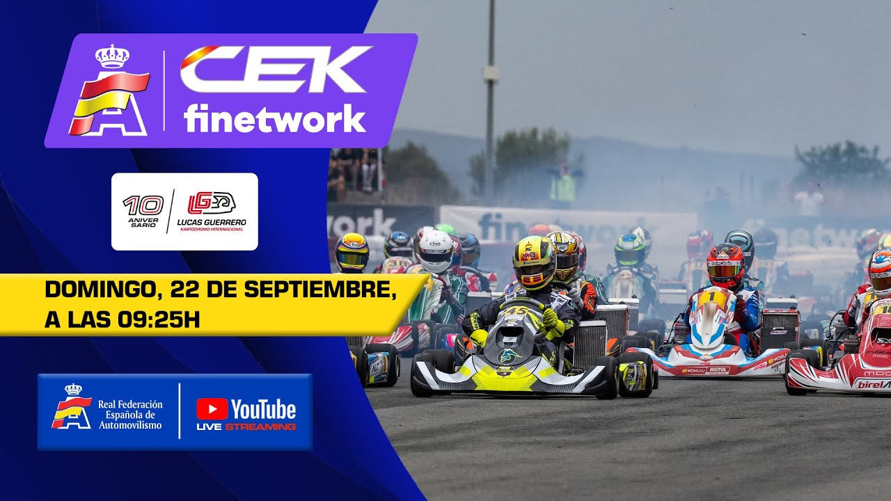 En directo: Karting #CEKFinetwork – Chiva 2024 | Domingo