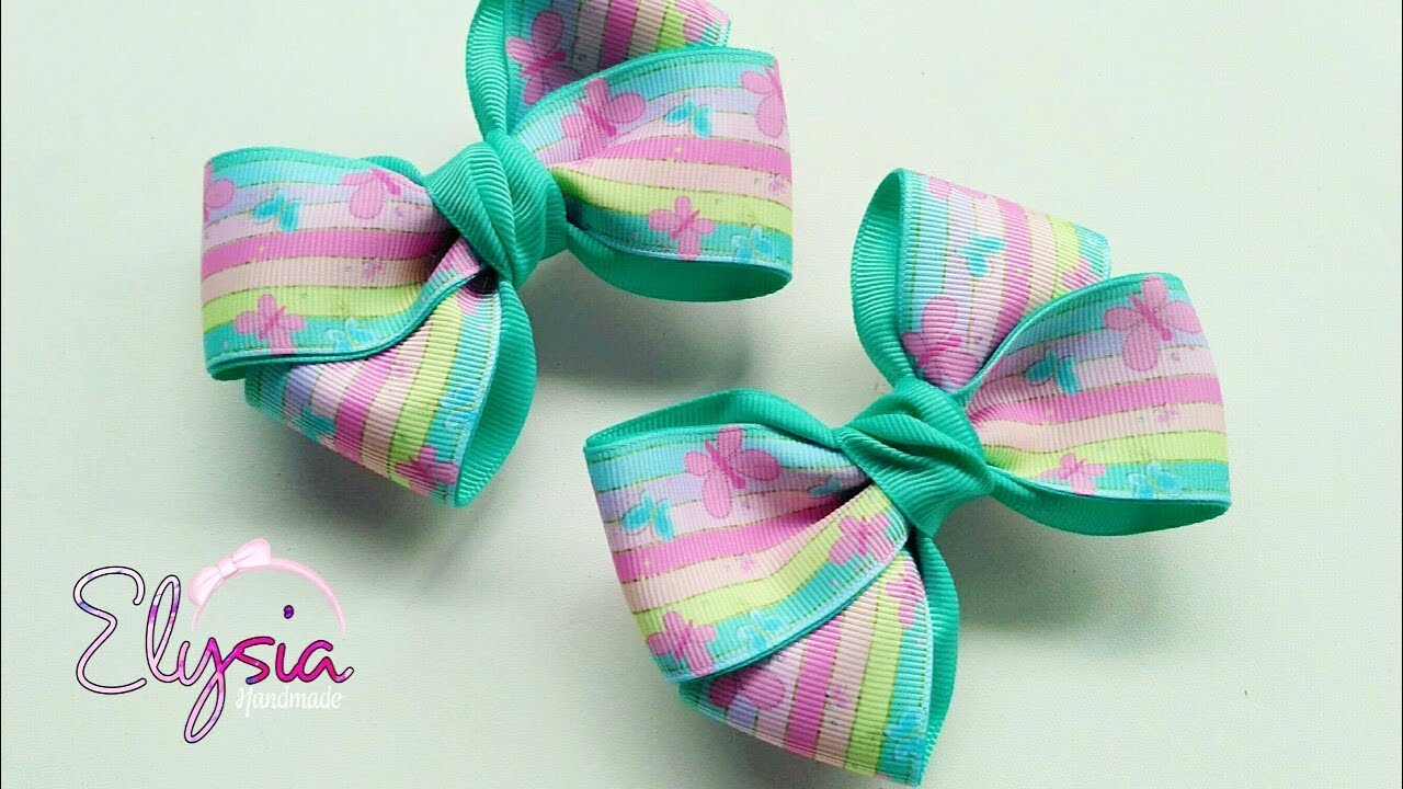 Simple and Easy Ribbon Bow Tutorial 🎀 DIY by Elysia Handmade