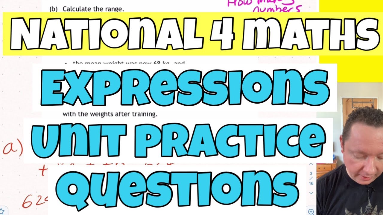 National 4 Maths Expressions & Formulae Examples