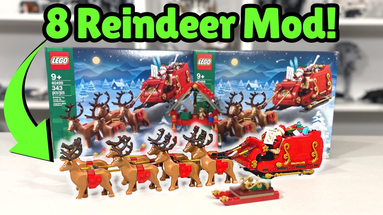 УЛУЧШЕННЫЙ мод Lego Christmas Santa's Sleigh (40499)