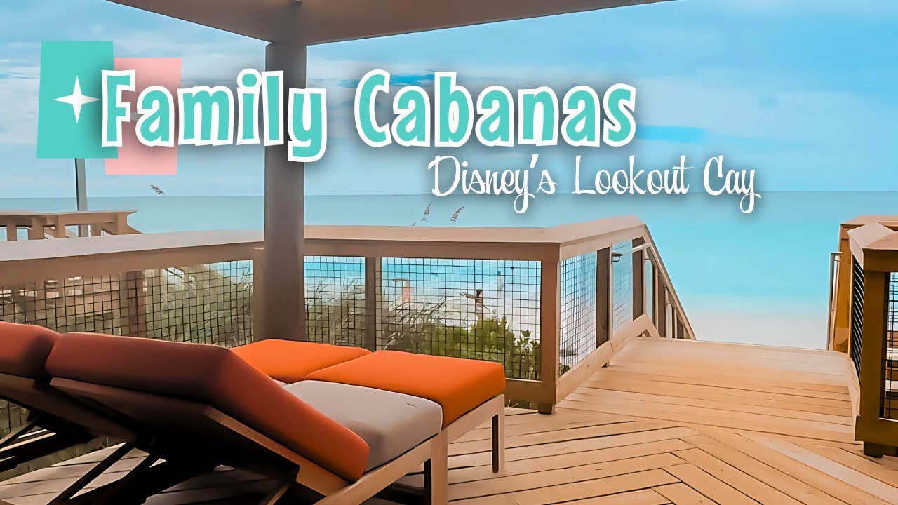 Lookout Cay Family Cabana | Disney Cruise Line