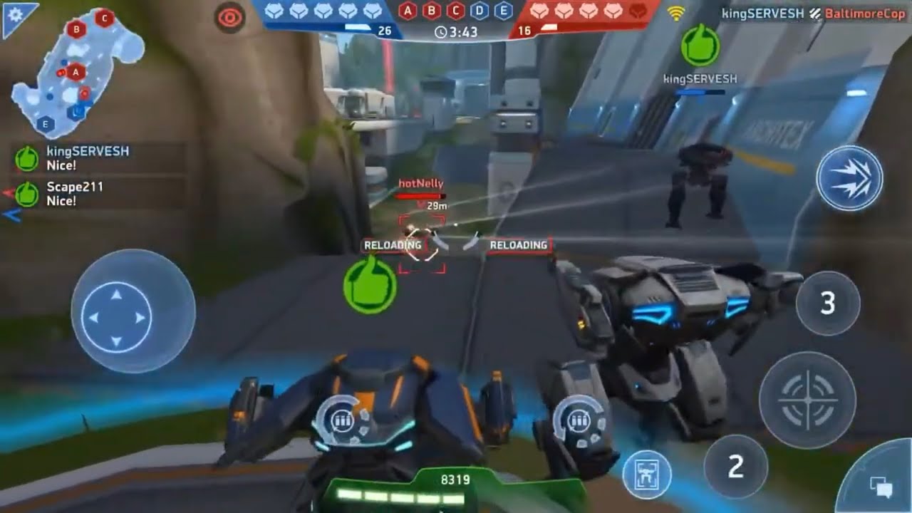 Mech Arena (Beta 2020): Gameplay with kingSERVESH KSO 🇺🇸