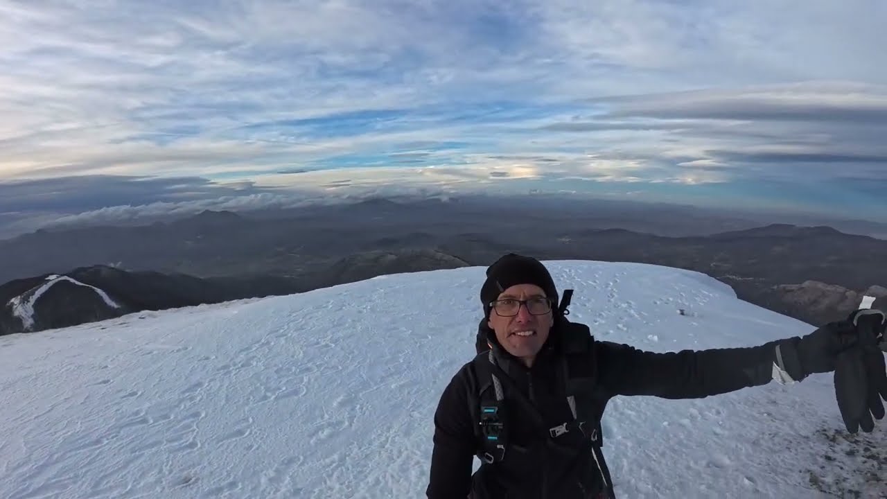 In cima a Serra del Prete per vedere il primo tramonto del 2026...Questo e' Rock