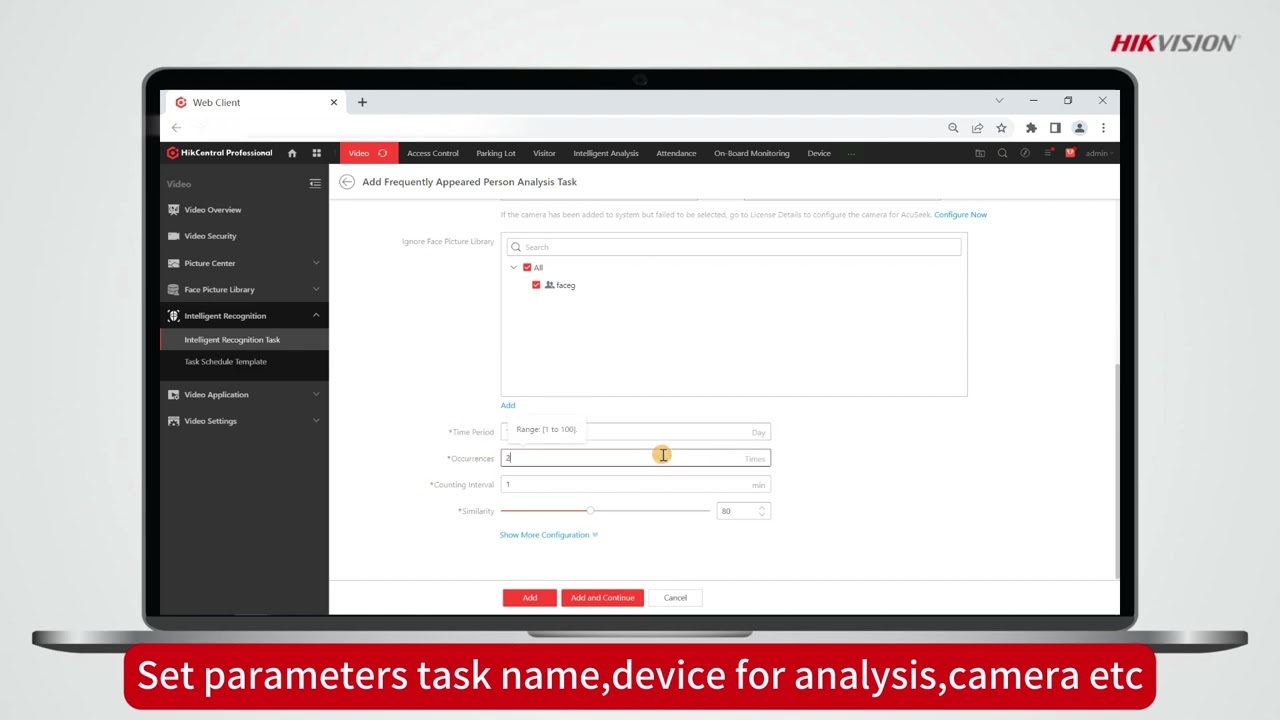How to Use Person Frequency on HikCentral Pro