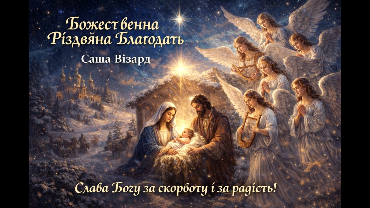 Божественна Різдвяна Благодать - Саша Візард  (Ukraine Christmas epic Cinematic ortodoxal Rock)