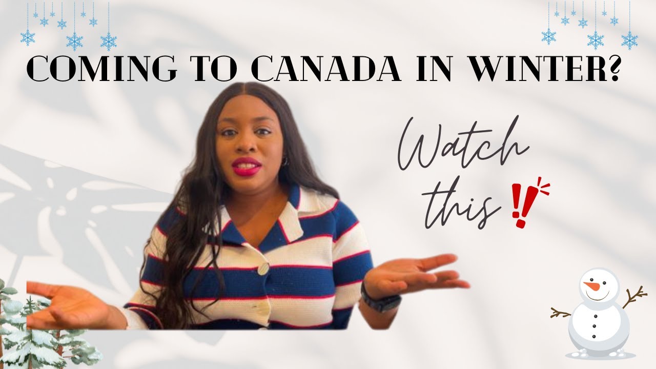 Watch This Before Coming To Canada In Winter......