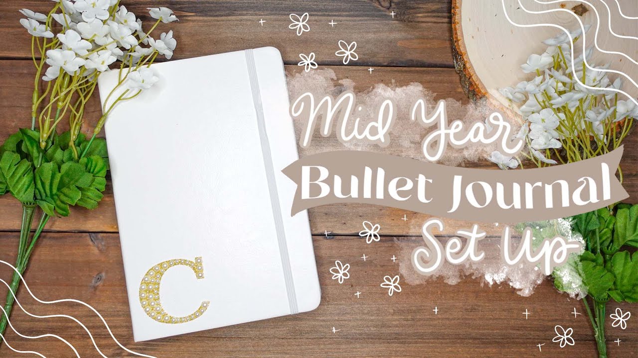 starting a new bullet journal 🍄 | mid-year set up with easy spreads