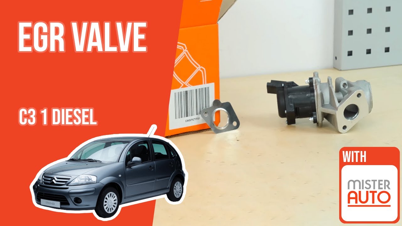 How to replace the EGR valve Citroën C3 mk1 1.4 HDI ♻️