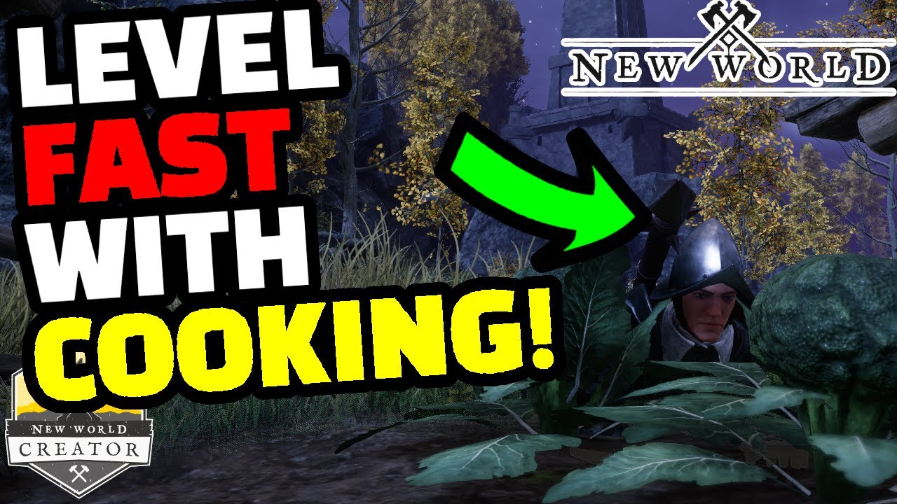 New World - The BEST PLACE to Farm BROCCOLI to POWER LEVEL COOKING!