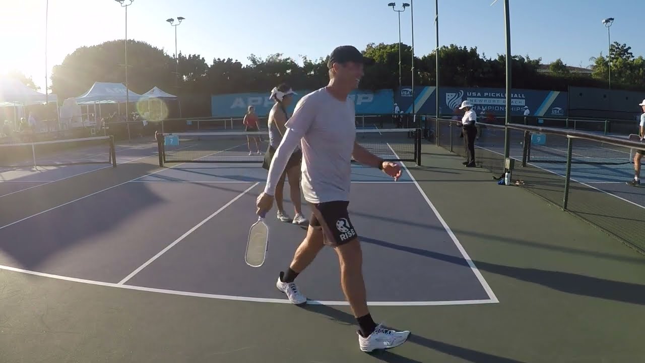 2024 APP Newport Beach Open Pickleball Tournament Mixed Doubles Pro Points Draw R2