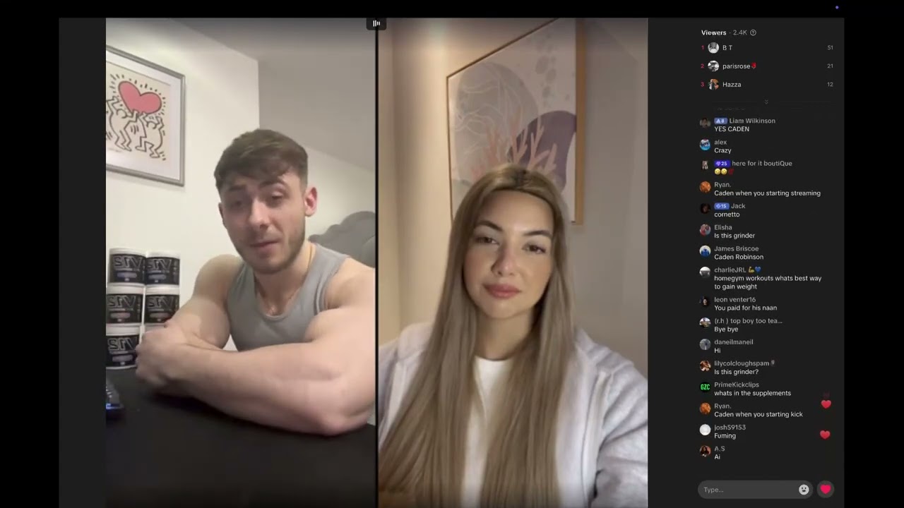 Caden Cottier Tiktok live (Part 2) 12/01/26 12th January 2026