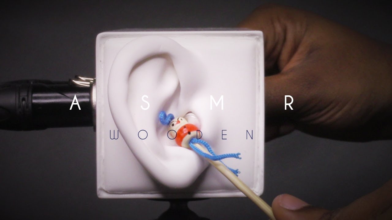 Wooden Japanese Ear Pick ASMR 귀청소 No Talking | SR3D