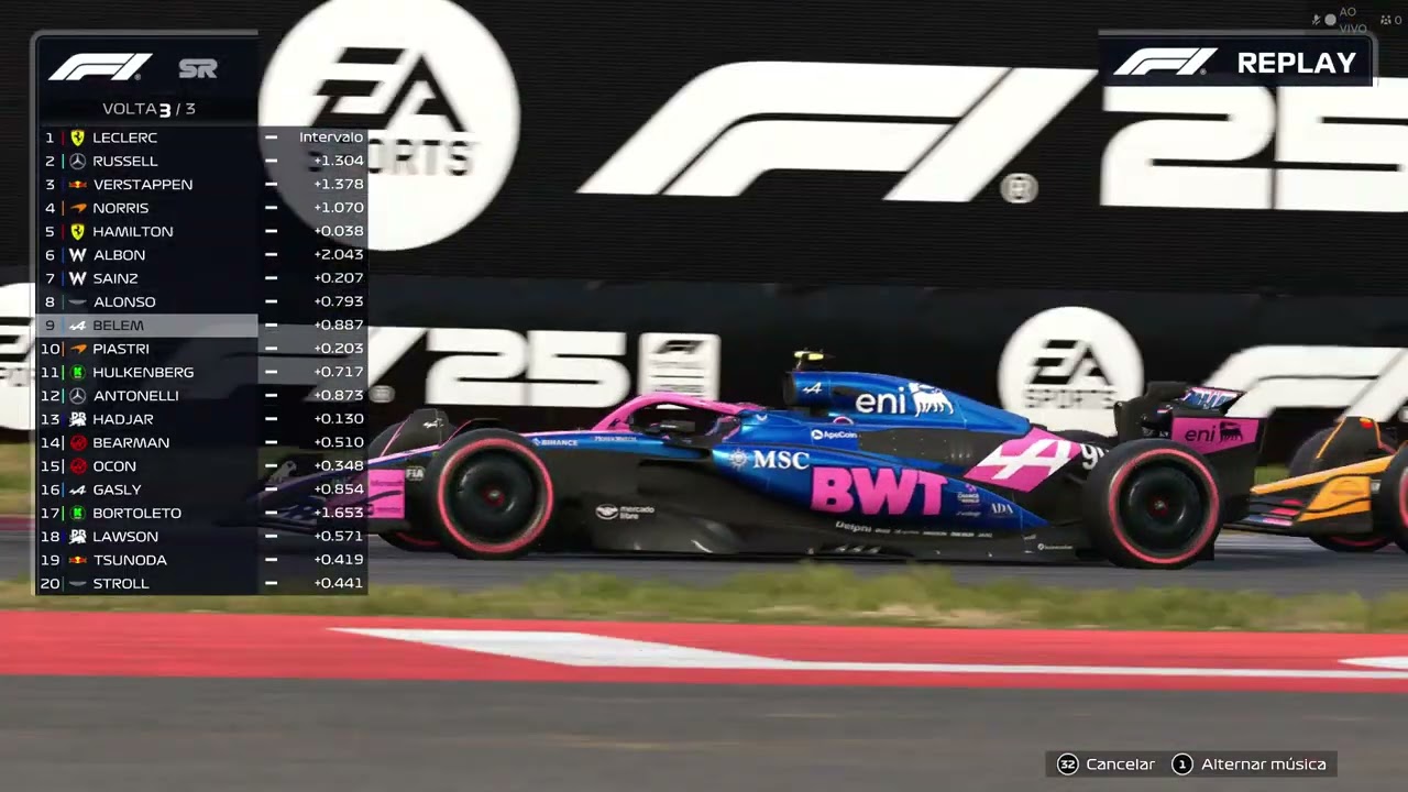 F1 2025 Alpine @china  (P20-P9) Sprint
