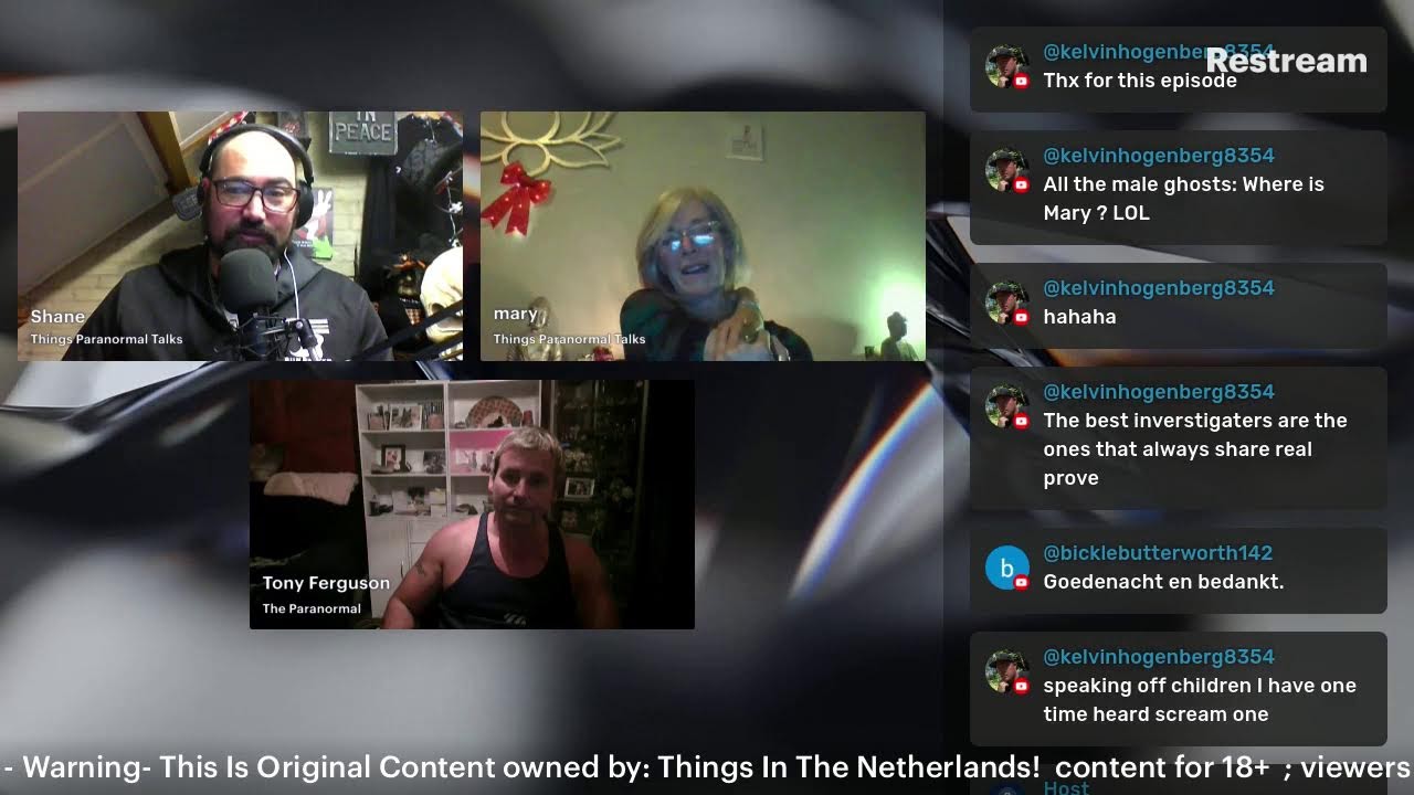 Things Paranormal Talks to Tony Ferguson