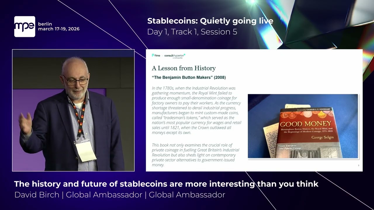 MPE 2026: Stablecoins: Quietly going live (Day 1, Main stage, Session 5)