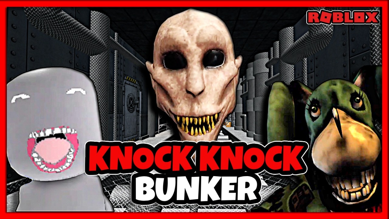 KNOCK KNOCK [ BUNKER ] : Can I Survive the Secret Bunker Neighbor? | Roblox | Gameplay Walkthrough
