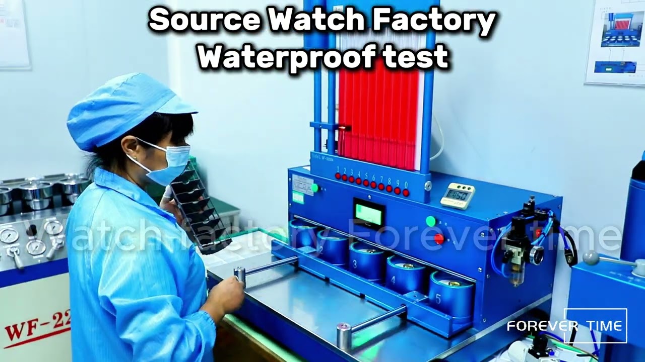 Waterproof test in the watch factory #watchfactory #factory #watchmaking #watch #watches 