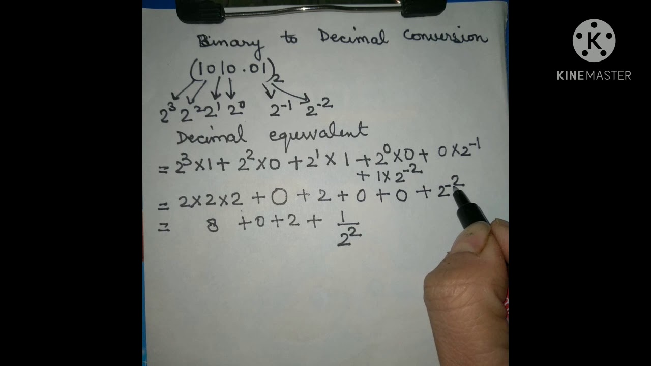Binary to decimal conversion in digital electronics |binary to decimal conversion in hindi