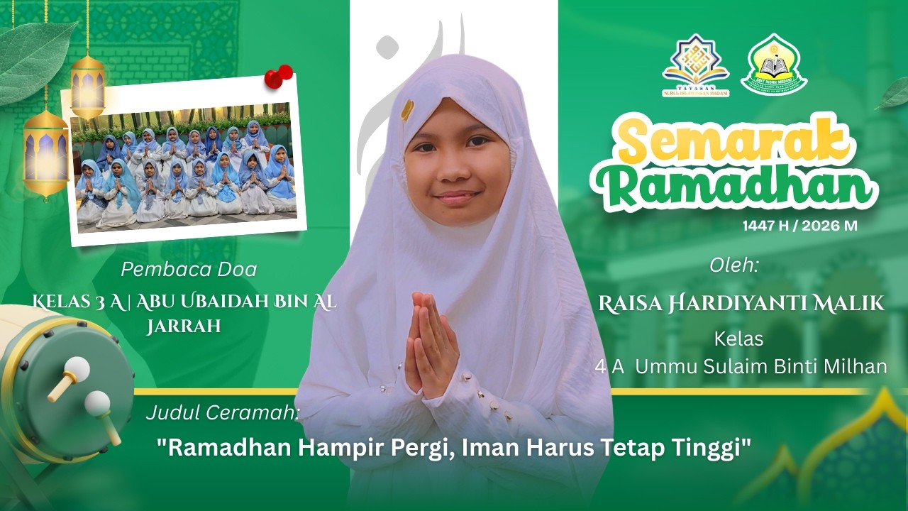 Ceramah Ramadhan | Ramadhan Hampir Pergi, Iman Harus Tetap Tinggi | Raissa Hardiyanti Malik