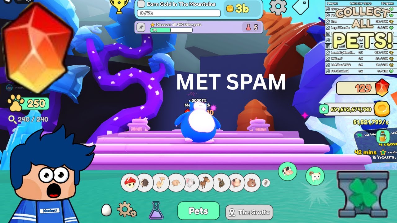Ascension 2 Day 6 MET LUCK... | Roblox Collect All Pets